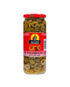 FIGARO SLICED GREEN OLIVES 230GM