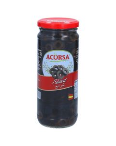 ACORSA BLACK OLIVE SLICED 230GM