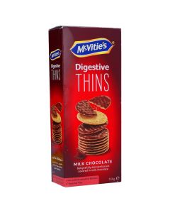 MCVITIES DIGESTIVE THINS MILK BISCUITS 150GM