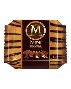 MAGNUM MINI DOUBLE CARAMEL ICE CREAM 6X60ML