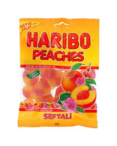 HARIBO PEACH GUM CANDIES 160GM