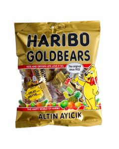 HARIBO GOLD BEAR MINIS JELLY CANDIES 200GM