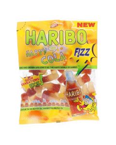 HARIBO FIZZ HAPPY COLA JELLY CANDIES 160GM