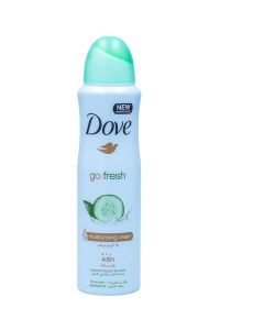 DOVE ANTIPERSPIRANT DEODORANT SPRAY FOR WOMEN WITH CUCUMBER & GREEN TEA 150ML