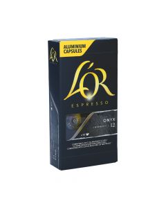 LOR ESPRESS ONYX 12 ESPRESSO COFFEE CAPSULES 52GM