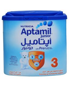 MILUPA APTAMIL JUNIOR STAGE 3 GROWING UP BABY MILK POWDER 400GM