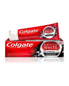 COLGATE TOOTHPASTE OPTIC WHITE CHARCOAL 75ML