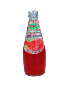 FBC STRAWBERRY BASIL SEED DRINK 290ML