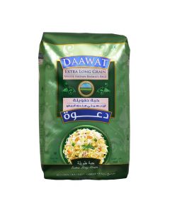 DAAWAT EXTRA LONG GRAIN WHITE INDIAN BASMATI RICE 2KG