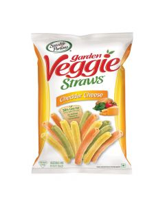 SENSIBLE VEGGIE STRAW CHEDDAR CHEESE120G