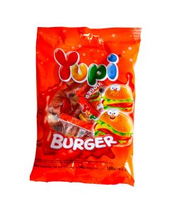 YUPI JELLY CANDIES MINI BURGER 108GM