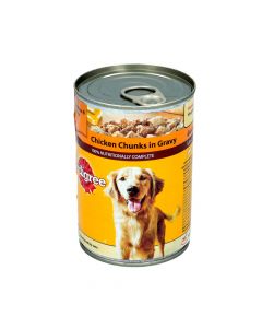 PEDIGREE DOG FOOD CHICKEN CHUNKS IN GRAVY 400GM