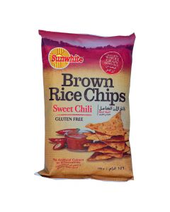 SUNWHITE BROWN RICE CHIPS CHILLI 156GM