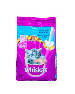 WHISKAS CAT FOOD JUNIOR OCEAN WITH MILK 1.1KG