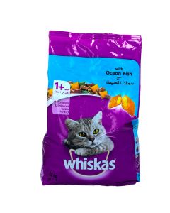 WHISKAS CAT FOOD POCKET OCEAN FISH 1.2KG