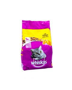 WHISKAS CAT FOOD POCKET CHICKEN 1.2KG