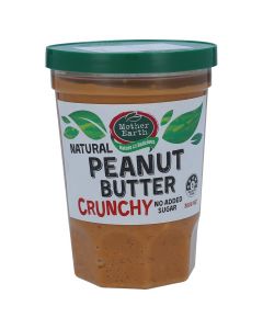 MOHTER EARTH PEANUT BUTTER CRUNCH 380GM