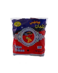 OMAN POTATO CHIPS CHILLI FLAVOUR 24X15GM