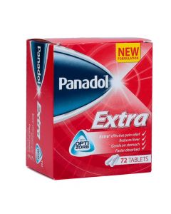 PANADOL EXTRA WITH OPTIZORB TABLETS 72 PSC